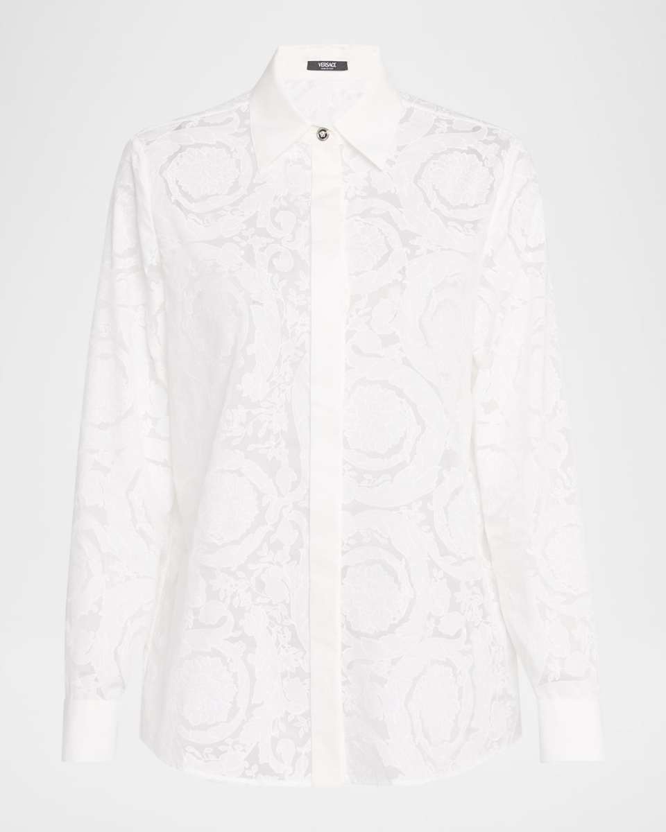 Barocco Devoré Formal Shirt